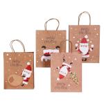 Sacs cadeaux en papier brun view 5
