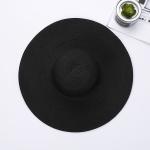 Large bord de plage broderie chapeau view 2