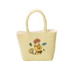 Filles sac de paille chapeau ensemble broderie charme view 5