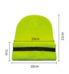 Beanie con formas reflectantes para la noche view 3