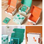 Doble caras dobles impresos mini caja de papel view 2