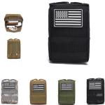 Bolsa impermeable mini molle con velcro tag view 1