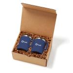 320ml capacidad 2 tazas con caja de regalo de papel de cinta raffia conjunto view 1