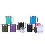 320ml capacidad 2 tazas con caja de regalo de papel de cinta raffia conjunto view 3