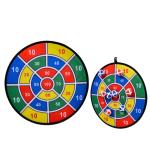 29 pulgadas doble lados impresos juegos de tablero de dardos para el juego interior al aire libre con 4 bolas pegajosas view 2