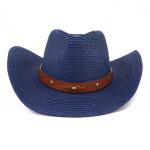 Chapeau de paille de cowboy décoré view 5