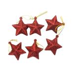 Étoile pailletée ornement noël 6pcs ensemble view 4