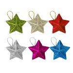 Estrella de navidad brillante colgante decoración view 3