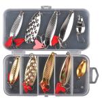 Ensemble de leurres métalliques de 10pcs emballés par boîte view 1