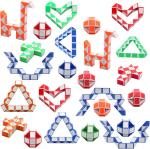 Bloque de serpiente 24pcs rompecabezas view 1