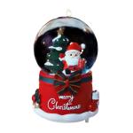 Santa snow globe décor sans musique view 2
