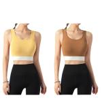 Soutien-gorge sportif pour jeunes design blanc view 2