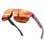 Completos deportes impresos gafas de sol polarizadas view 2
