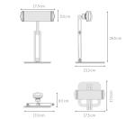 Support en alliage d'aluminium view 2