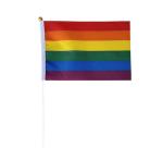Lgbtq + drapeau de fierté view 1