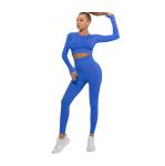Set de gym de yoga sans couture view 4