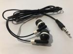 Boutons d'oreille noirs view 1