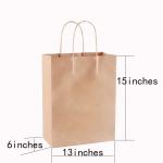 Sacs d'achat en papier kraft view 2
