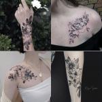 Design de tatouage personnalisé en couleurs complètes view 4