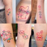 Design de tatouage personnalisé en couleurs complètes view 3