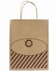 Sacs d'achat en papier kraft personnalisés view 2