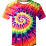Tee-shirt couleur jeune cravate-dye view 1