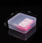 Petit récipient en plastique transparent avec couvercle view 3