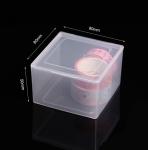 Récipient en plastique transparent avec couvercle view 2