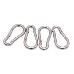 Clip de carabiner de acero inoxidable 3.15" view 2
