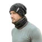 Hommes jeu d'écharpe toque de bonnet d'hiver view 4