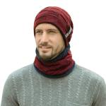 Hommes jeu d'écharpe toque de bonnet d'hiver view 1