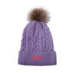 Pompons de fausse fourrure tricotés view 5