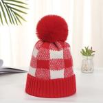 Bonnet plaid avec pompon view 7