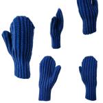 Guantes de menta de punto view 3