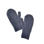 Guantes de menta de punto view 2
