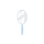 Miroir ovale de maquillage portatif view 2