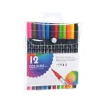 12 stylos aquarelles lavables à double extrémité view 1