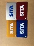 Aluminum Metal Luggage Tags view 3