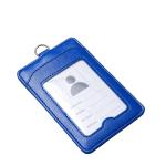 Soporte de placa id de cuero con lanyard view 4