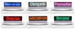 Bluetooth programmable led name badges view 1