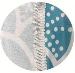 Serviettes circulaires de plage view 6