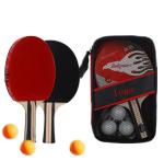 Raqueta de ping-pong con 3 bolas view 3