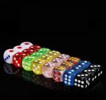 Ensemble de dés de 5pcs emballés avec des pochettes pour barre view 3