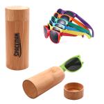 Lunettes de soleil avec étui en bambou view 3