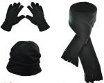 Taille jeune polaire toque écharpe mitaine ensemble view 2