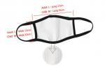 Masque de sublimation polyester/coton view 1