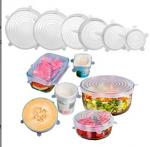 Cubiertas de almacenamiento de alimentos reutilizables para cuencos view 2