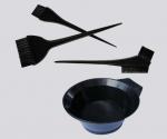 Brosses de couleur de cheveux et bol view 2
