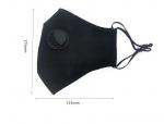 Masque en coton 3 couches avec valve respiratoire view 1