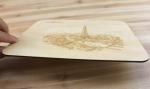 Tapis de souris en bois view 2